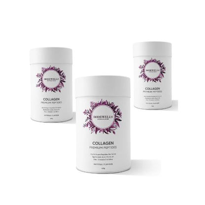 3 PACK - BODEWELLS PREMIUM COLLAGEN - NATURAL FLAVOUR