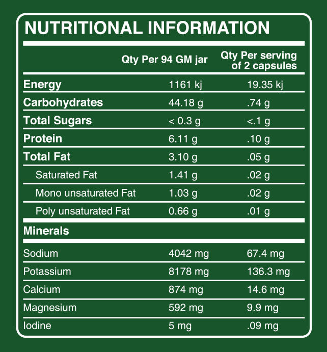 BODEWELLS Premium Organic Fucoidan Extract - 120 capsules